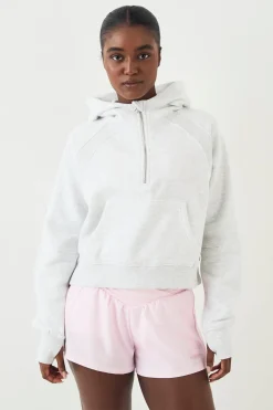 Sweat à Casynthétiqueche Demi-Zip à Panneaux Côtelés DSGN Studio