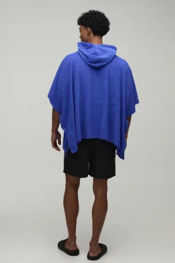 Sweat À Casynthétiqueche De Plage Oversize En Tissu Éponge