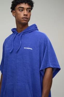 Sweat À Casynthétiqueche De Plage Oversize En Tissu Éponge