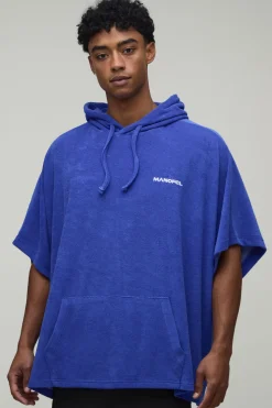 Sweat À Casynthétiqueche De Plage Oversize En Tissu Éponge