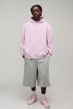 boohooMAN Sweat À Casynthétiqueche Délavé Oversize À Enfiler<Homme Sweats À Capuche Et Sweatshirts|Sweats À Capuche Et Sweats