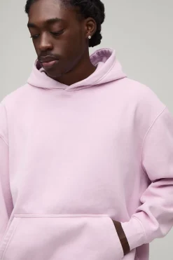 boohooMAN Sweat À Casynthétiqueche Délavé Oversize À Enfiler<Homme Sweats À Capuche Et Sweatshirts|Sweats À Capuche Et Sweats