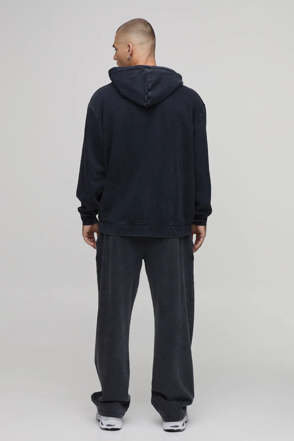 Sweat À Casynthétiqueche Délavé Oversize À Enfiler Essentiel