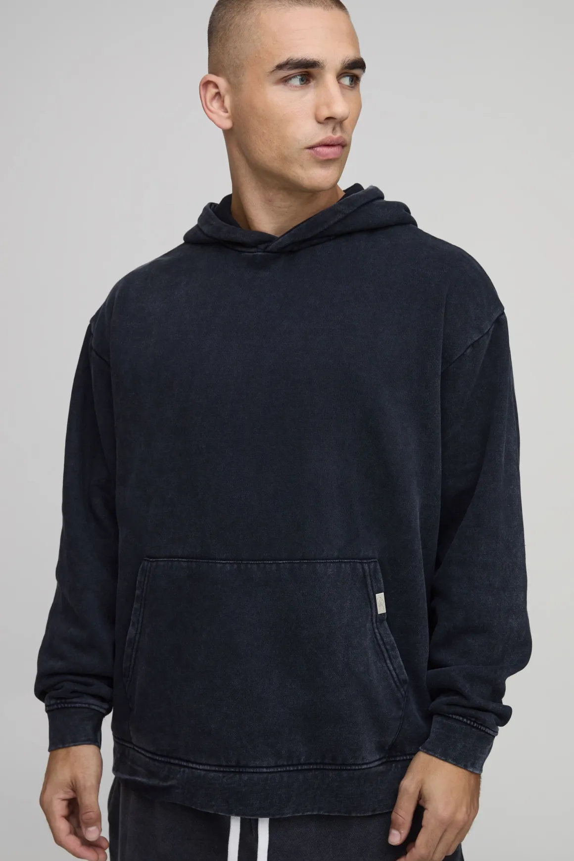 Sweat À Casynthétiqueche Délavé Oversize À Enfiler Essentiel