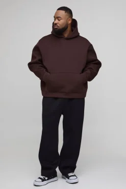 Sweat À Casynthétiqueche Grande Taille Coupe Boxy En Néoprène Contrecollé