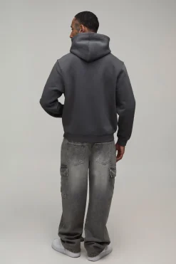 Sweat À Casynthétiqueche Gris Anthracite Coupe Regular Imprimé Napoléon