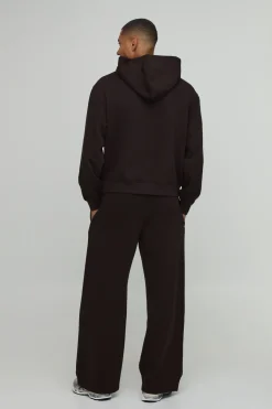 Sweat À Casynthétiqueche Henley Oversize Ample Et Jogger Large