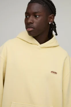 boohooMAN Sweat À Casynthétiqueche Homme Oversize Lavé Sport À Enfiler Par La Tête<Homme Sweats À Capuche Et Sweatshirts|Sweats À Capuche Et Sweats
