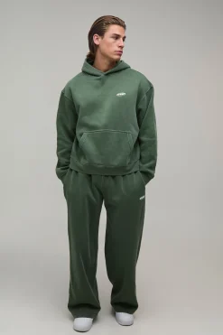 Sweat À Casynthétiqueche Homme Oversize Délavé Sport