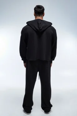 boohooMAN Sweat À Casynthétiqueche Homme Col V Coupe Boxy Active<Homme/Femme Tout Afficher Activewear|Survêtements