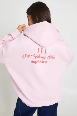 Sweat À Casynthétiqueche Imprimé Nombre Angélique 11:11