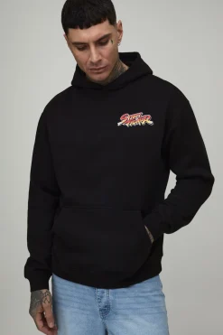 Sweat À Casynthétiqueche Imprimé Sous Licence Street Fighter Oversize Tall