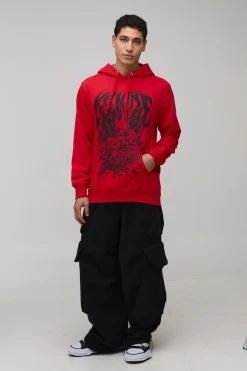 Sweat à Casynthétiqueche Imprimé sous Licence Ice Nine Kills Coupe Regular