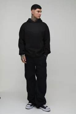 boohooMAN Sweat À Casynthétiqueche Imprimé Sous Licence The Cure Oversize Tall<Homme Tout Afficher|Sweats À Capuche Tall