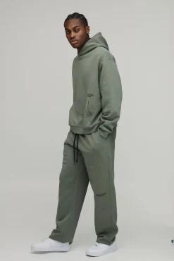boohooMAN Sweat à Casynthétiqueche Imprimé Oversize Boxy<Homme Tout Afficher|Sweats À Capuche Grande Taille