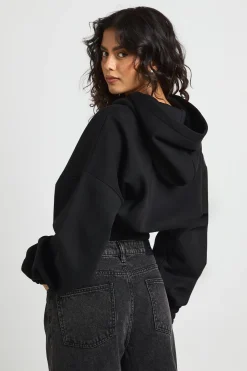 boohoo Sweat à casynthétiqueche longueur raccourcie<Femme Sweats À Capuche Et Sweats|Sweats À Capuche Et Sweatshirts