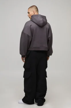 Sweat à Casynthétiqueche Moto Oversize Boxy