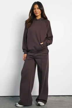 Sweat À Casynthétiqueche Oversize Avec Coutures Raglan