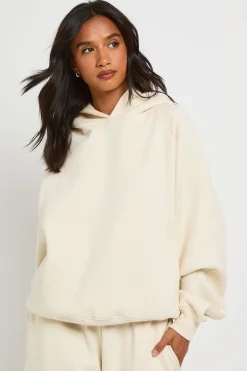 boohoo Sweat À Casynthétiqueche Oversize Court Avec Coutures Raglan Petite<Femme Sweats À Capuche Et Sweatshirts|Basiques