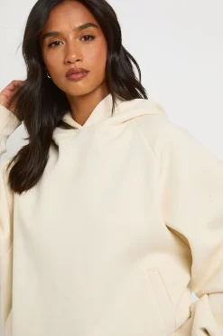 boohoo Sweat À Casynthétiqueche Oversize Court Avec Coutures Raglan Petite<Femme Sweats À Capuche Et Sweatshirts|Basiques