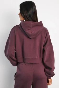 Sweat À Casynthétiqueche Oversize Boxy Avec Fermeture Éclair Et Manches Ballon