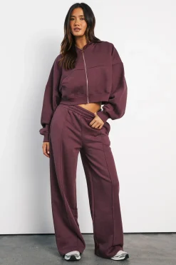 Sweat À Casynthétiqueche Oversize Boxy Avec Fermeture Éclair Et Manches Ballon