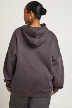 boohoo Sweat à Casynthétiqueche Oversize Plus Los Angeles<Femme Sweats À Capuche Et Sweats|Sweats À Capuche Et Sweatshirts