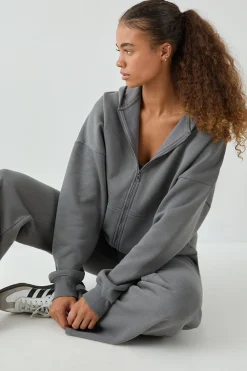 Sweat à Casynthétiqueche Oversize Zippé DSGN Studio