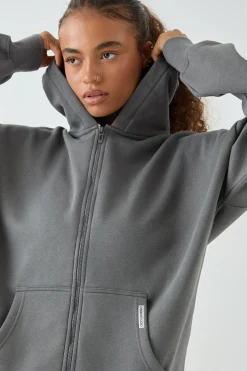 Sweat à Casynthétiqueche Oversize Zippé DSGN Studio