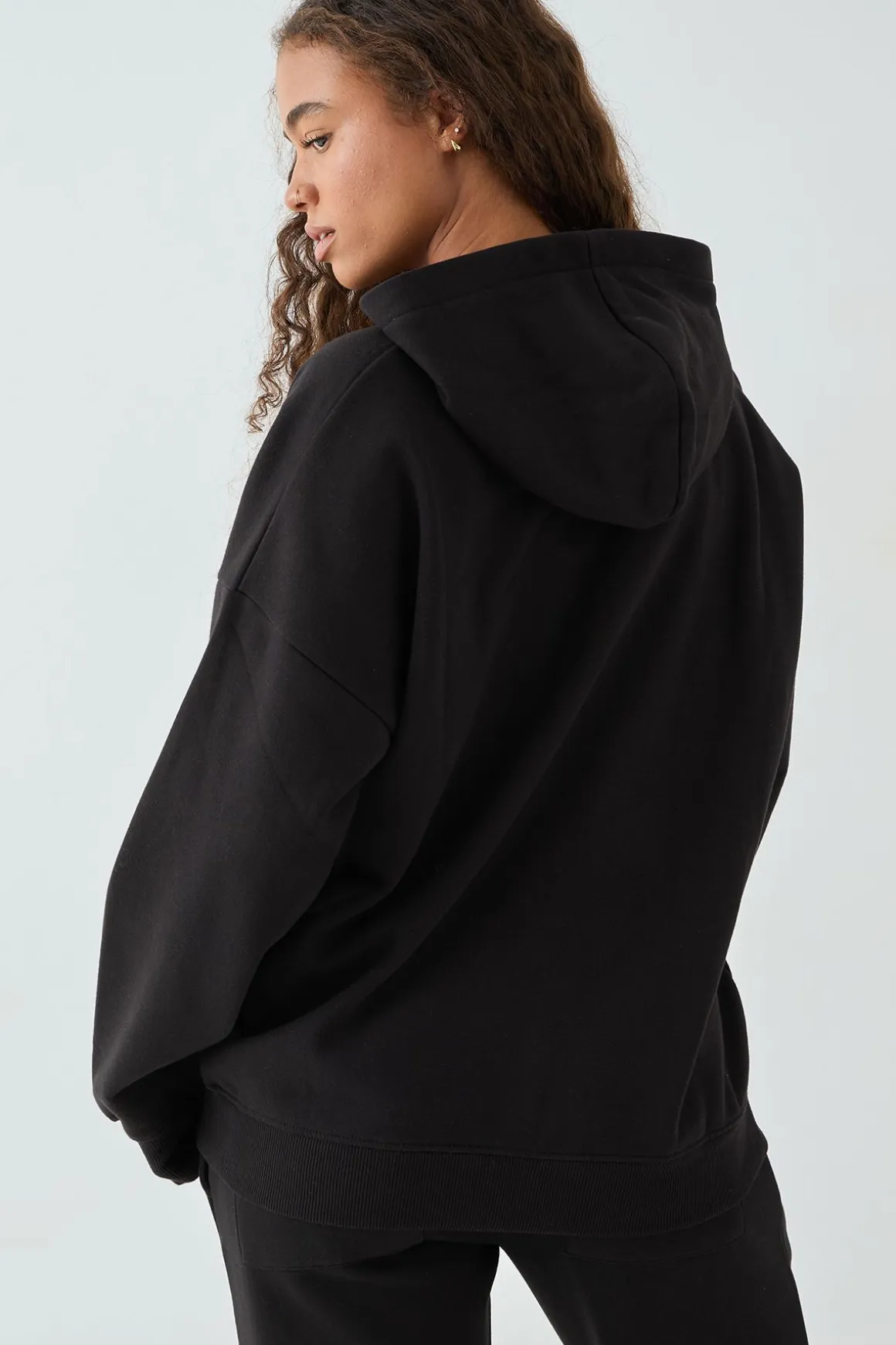 Sweat à Casynthétiqueche Oversize Zippé DSGN Studio