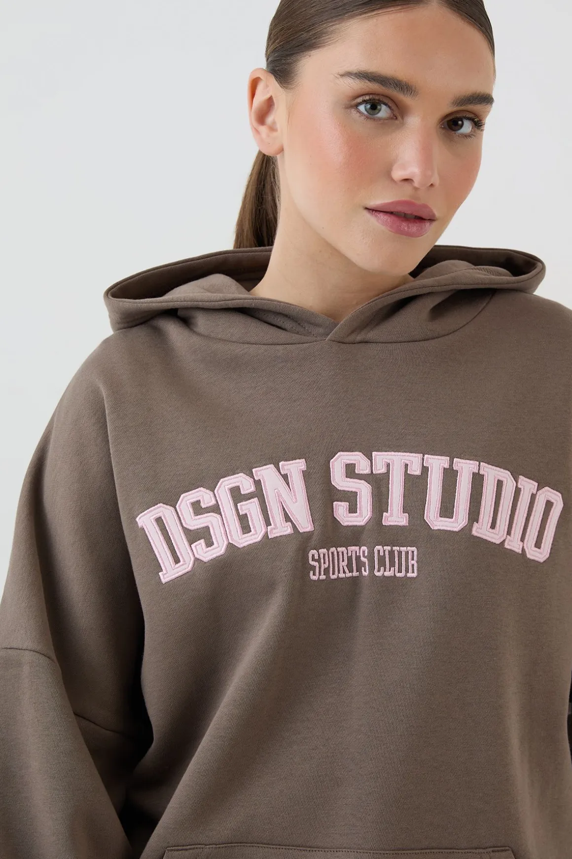 Sweat À Casynthétiqueche Oversize Avec Appliqué Dsgn Studio