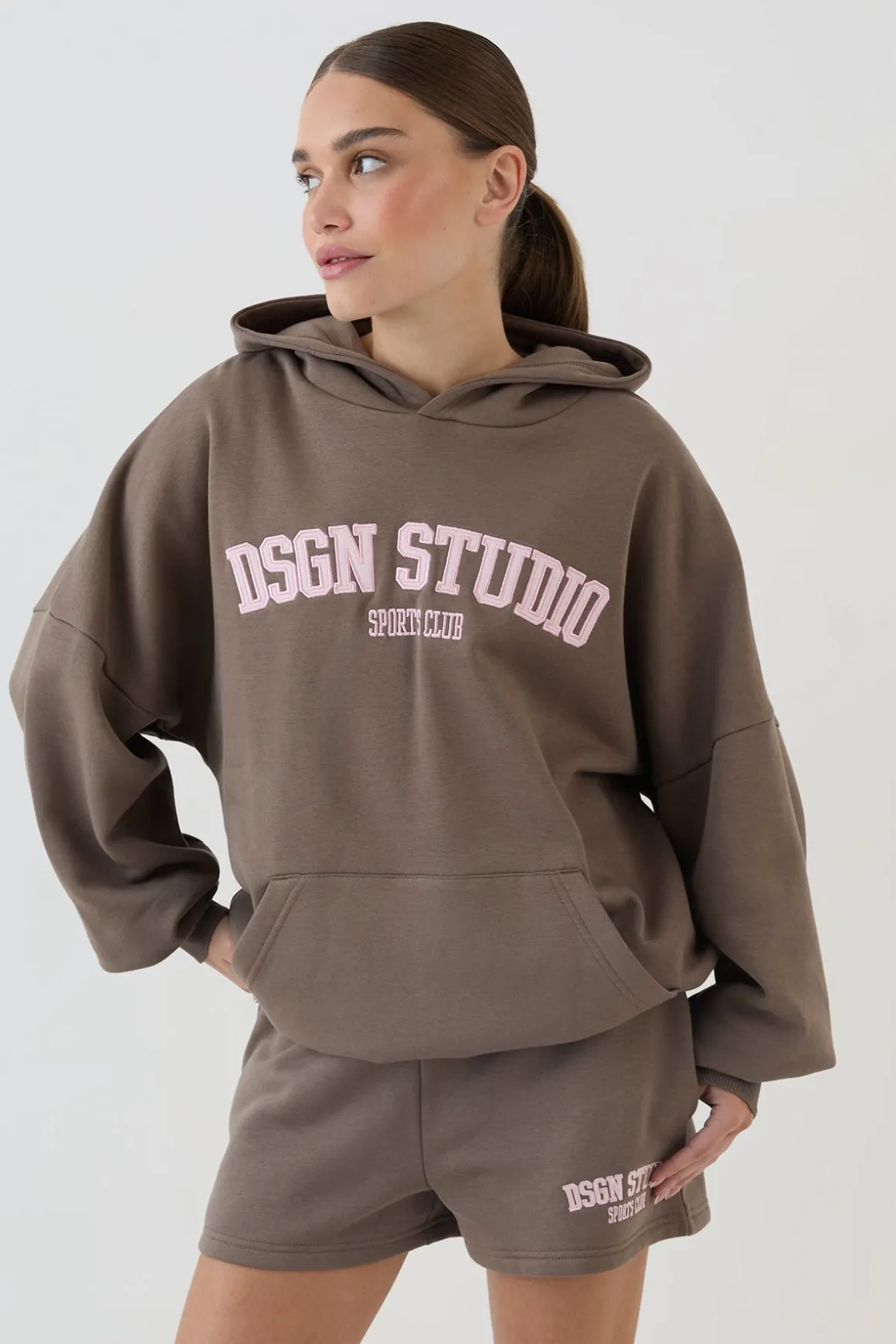 Sweat À Casynthétiqueche Oversize Avec Appliqué Dsgn Studio