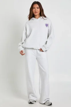 boohoo Sweat à Casynthétiqueche Oversize Love Club avec Impression Relief<Femme Sweats À Capuche Et Sweats|Athleisure