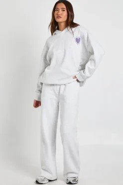 boohoo Sweat à Casynthétiqueche Oversize Love Club avec Impression Relief<Femme Sweats À Capuche Et Sweats|Athleisure