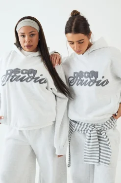 DSGN Studio Sweat à Casynthétiqueche Oversize avec Appliqué en Tissu Éponge<Femme Sweats À Capuche Et Sweats|Dsgn Studio