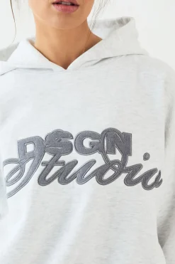 DSGN Studio Sweat à Casynthétiqueche Oversize avec Appliqué en Tissu Éponge<Femme Sweats À Capuche Et Sweats|Dsgn Studio