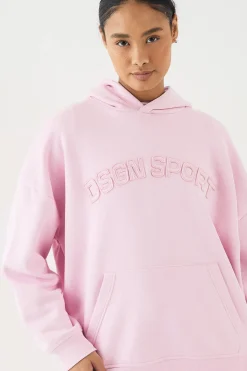 Sweat à Casynthétiqueche Oversize DSGN Studio avec Appliqué en Tissu Assorti
