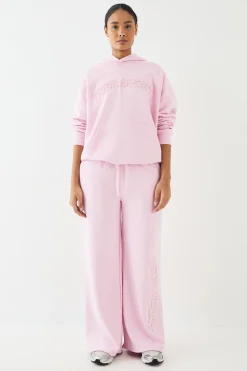Sweat à Casynthétiqueche Oversize DSGN Studio avec Appliqué en Tissu Assorti