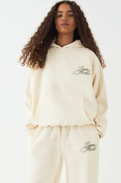DSGN Studio Sweat à Casynthétiqueche Oversized Script<Femme Sweats À Capuche Et Sweatshirts|Dsgn Studio