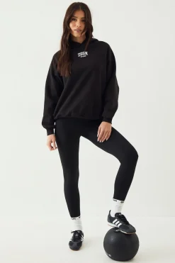 Sweat à Casynthétiqueche Oversize Brodé Universitaire DSGN Studio