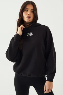 Sweat à Casynthétiqueche Oversize Brodé Universitaire DSGN Studio