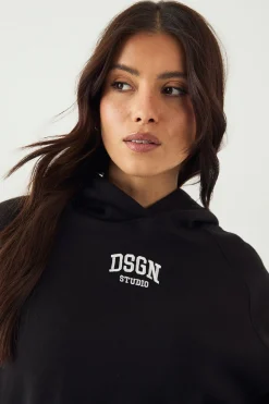 Sweat à Casynthétiqueche Oversize Brodé Universitaire DSGN Studio