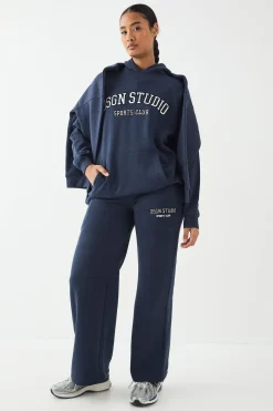 Sweat à Casynthétiqueche Oversize avec Appliqué DSGN Studio