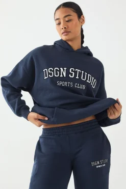 Sweat à Casynthétiqueche Oversize avec Appliqué DSGN Studio