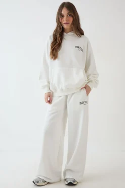 Sweat à Casynthétiqueche Oversize DSGN Studio avec Appliqué Universitaire