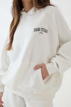 Sweat à Casynthétiqueche Oversize DSGN Studio avec Appliqué Universitaire
