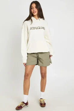 Sweat À Casynthétiqueche Oversize Avec Appliqué Léopard
