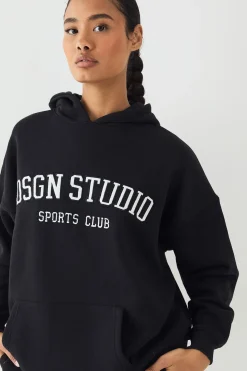 Sweat à Casynthétiqueche Oversize avec Applique DSGN Studio