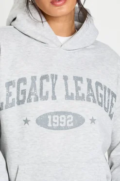 Sweat À Casynthétiqueche Oversize Imprimé Graphique Effet Vieilli