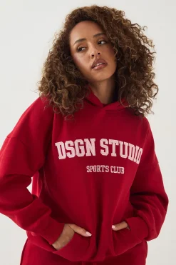 DSGN Studio Sweat À Casynthétiqueche Oversize Avec Appliqué<Femme Sweats À Capuche Et Sweats|Dsgn Studio